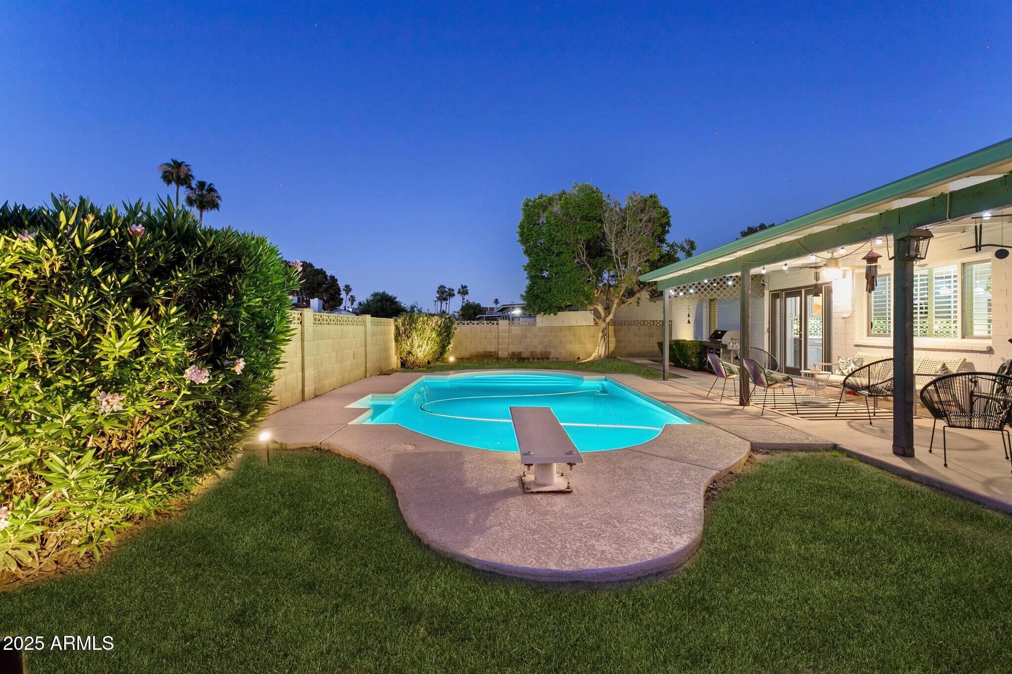 1326 East Redfield Road Tempe, AZ 85283 - Photo 51 of 63 View of rear yard at night
