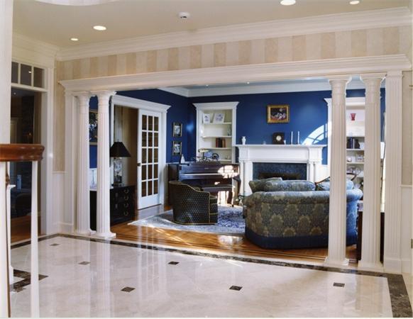 32 Clark Road Andover, MA 01810 - Photo 17 of 28 a living room with furniture and a fireplace