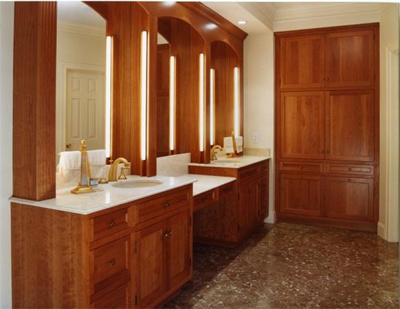 32 Clark Road Andover, MA 01810 - Photo 20 of 28 a bathroom with a double vanity sink and a mirror