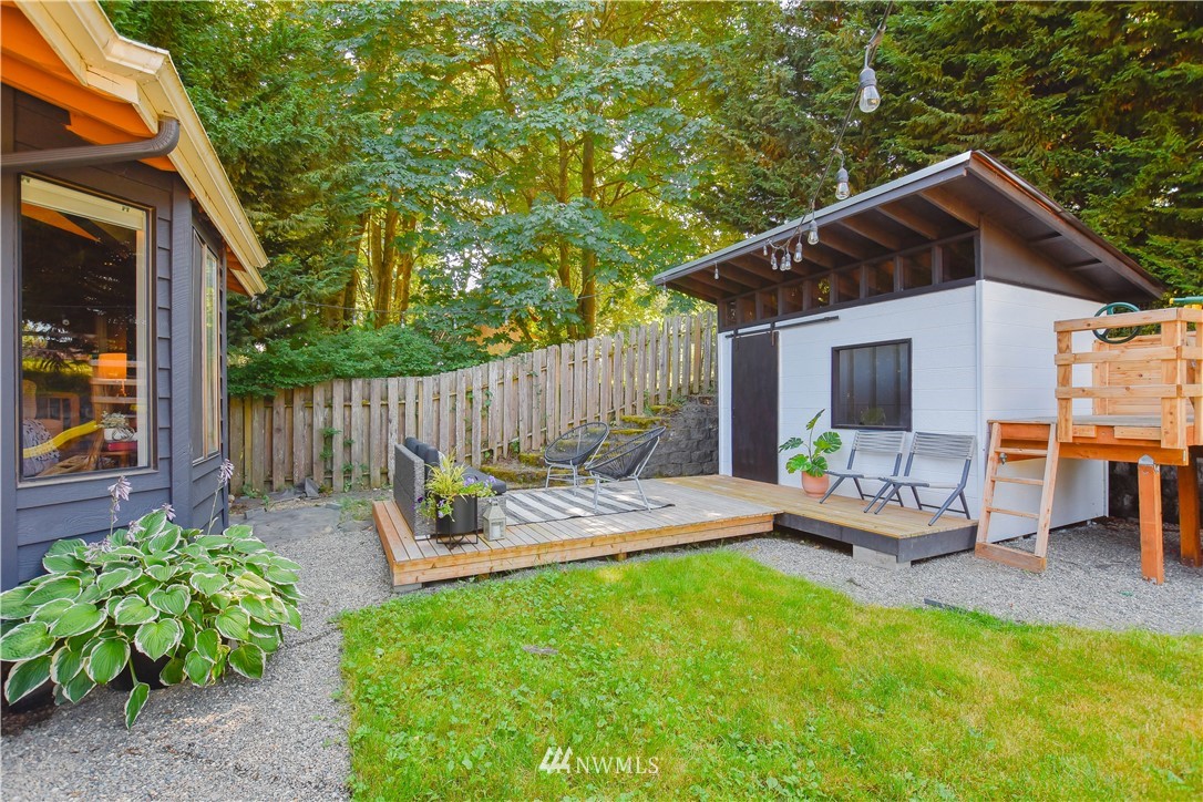 14516 Connelly Road Snohomish, WA 98296 - Photo 35 of 40 a view of a house with backyard and sitting area