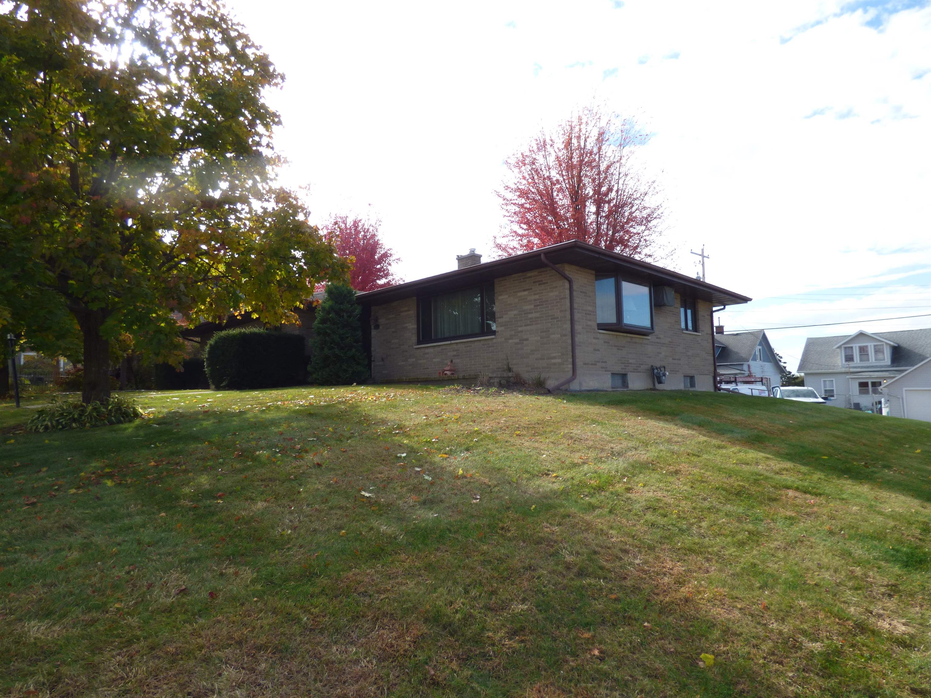 314 South Main Street Elizabeth, IL 61028 - Photo 41 of 43 a front view of house with yard and trees in the background