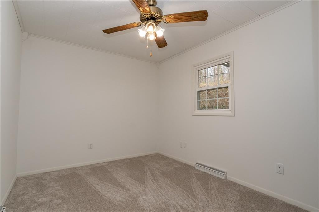 293 Upper Service Road Hookstown, PA 15050 - Photo 11 of 20 Bedroom with ceiling fan.