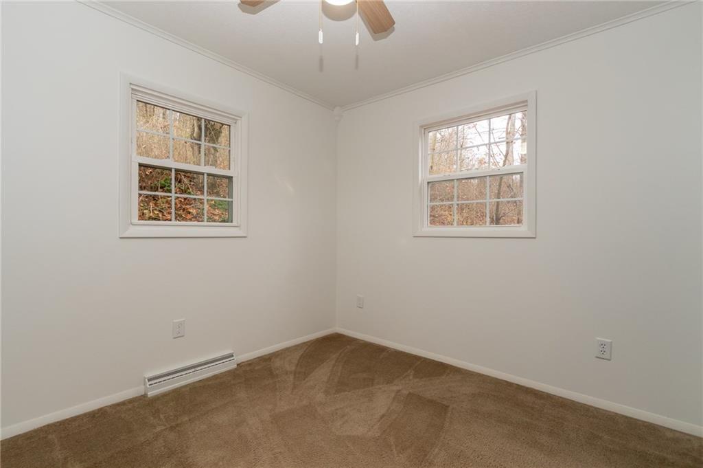 293 Upper Service Road Hookstown, PA 15050 - Photo 14 of 20 Bedroom main floor, ceiling fan.