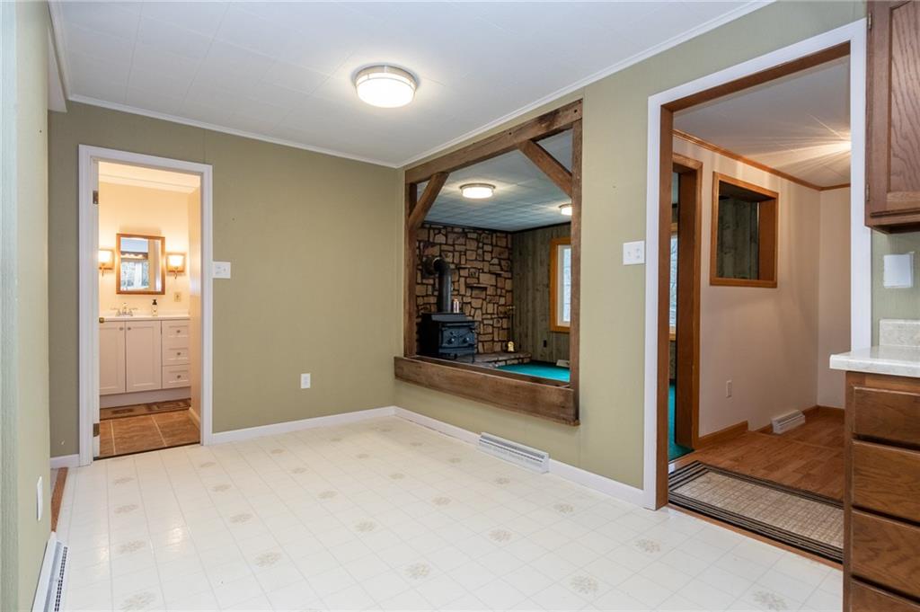 293 Upper Service Road Hookstown, PA 15050 - Photo 9 of 20 Eat in kitchen. Full updated bathroom.