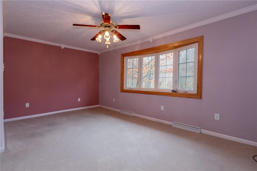 293 Upper Service Road Hookstown, PA 15050 - Photo 10 of 20 Large livingroom with bow window.
