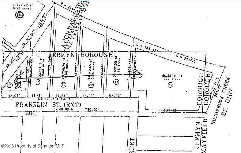 Bacon Street Jermyn, PA 18433 - Photo 3 of 4 a black and white photo of a picture of floor