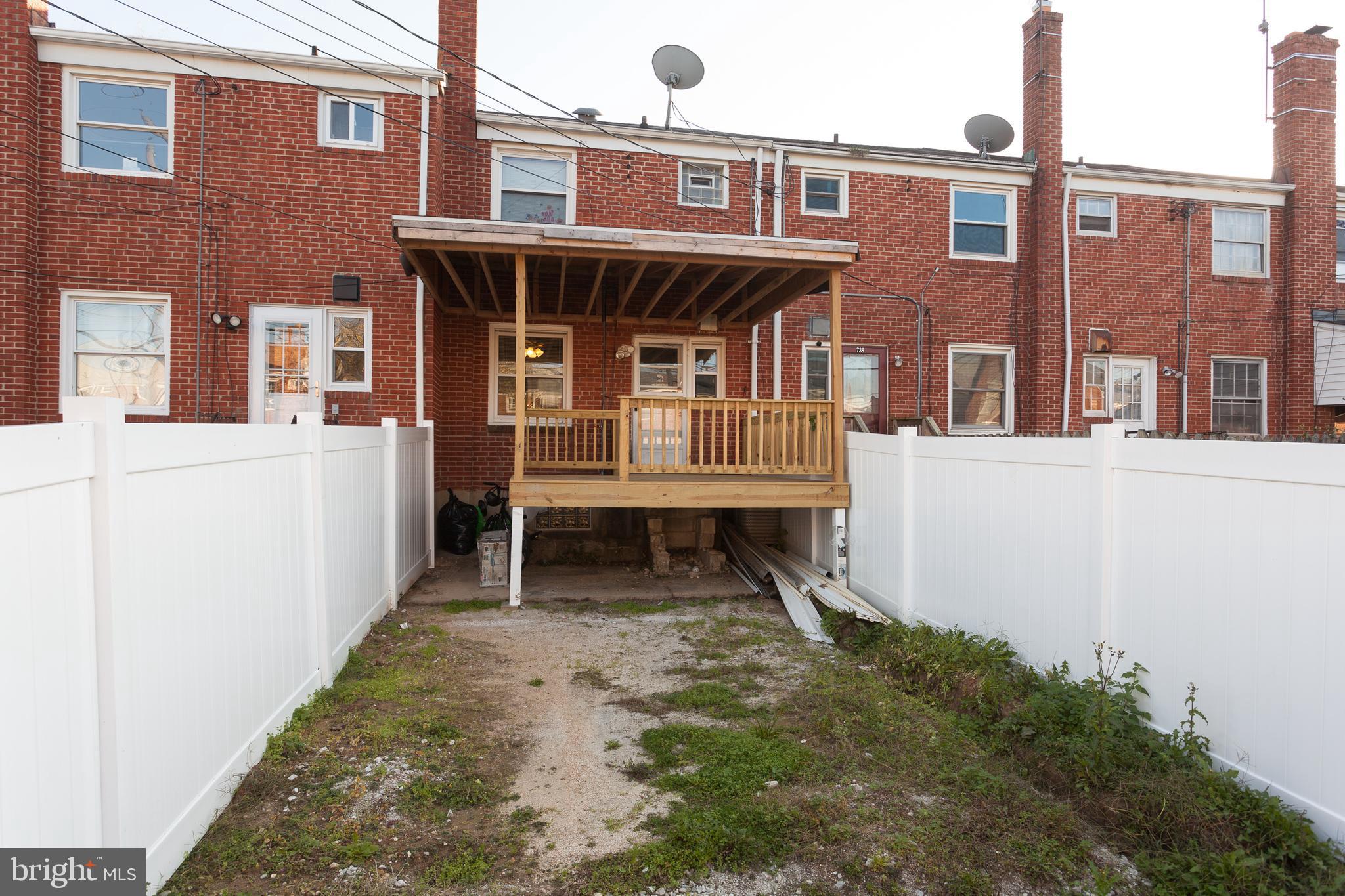 740 Arncliffe Road Baltimore, MD 21221 - Photo 22 of 25 Back Yard/Parking Pad