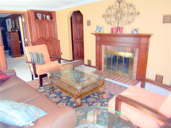 38 Granger Street Springfield, MA 01119 - Photo 13 of 30 a living room with furniture a flat screen tv and a fireplace