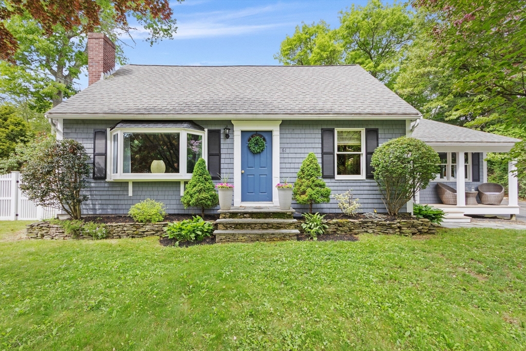 61 Pine Ridge Drive Franklin, MA 02038 - Photo 2 of 41 front view of a house with a yard