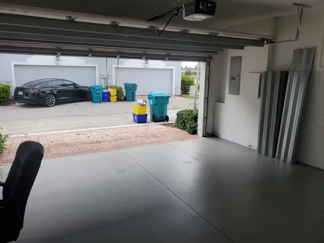 a view of parking garage