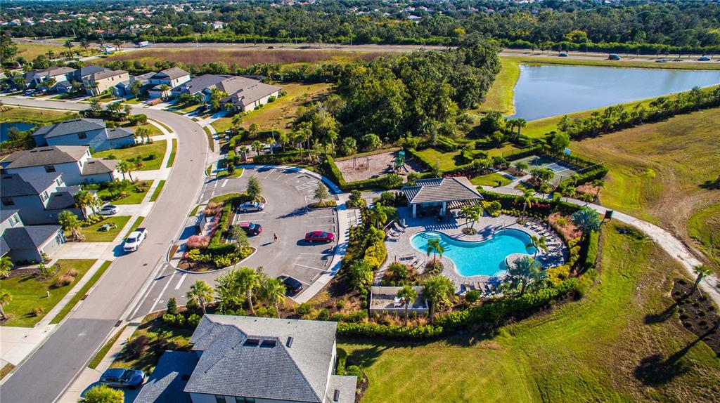 5521 Summit Glen Bradenton, FL 34203 - Photo 47 of 54 an aerial view of residential houses with outdoor space
