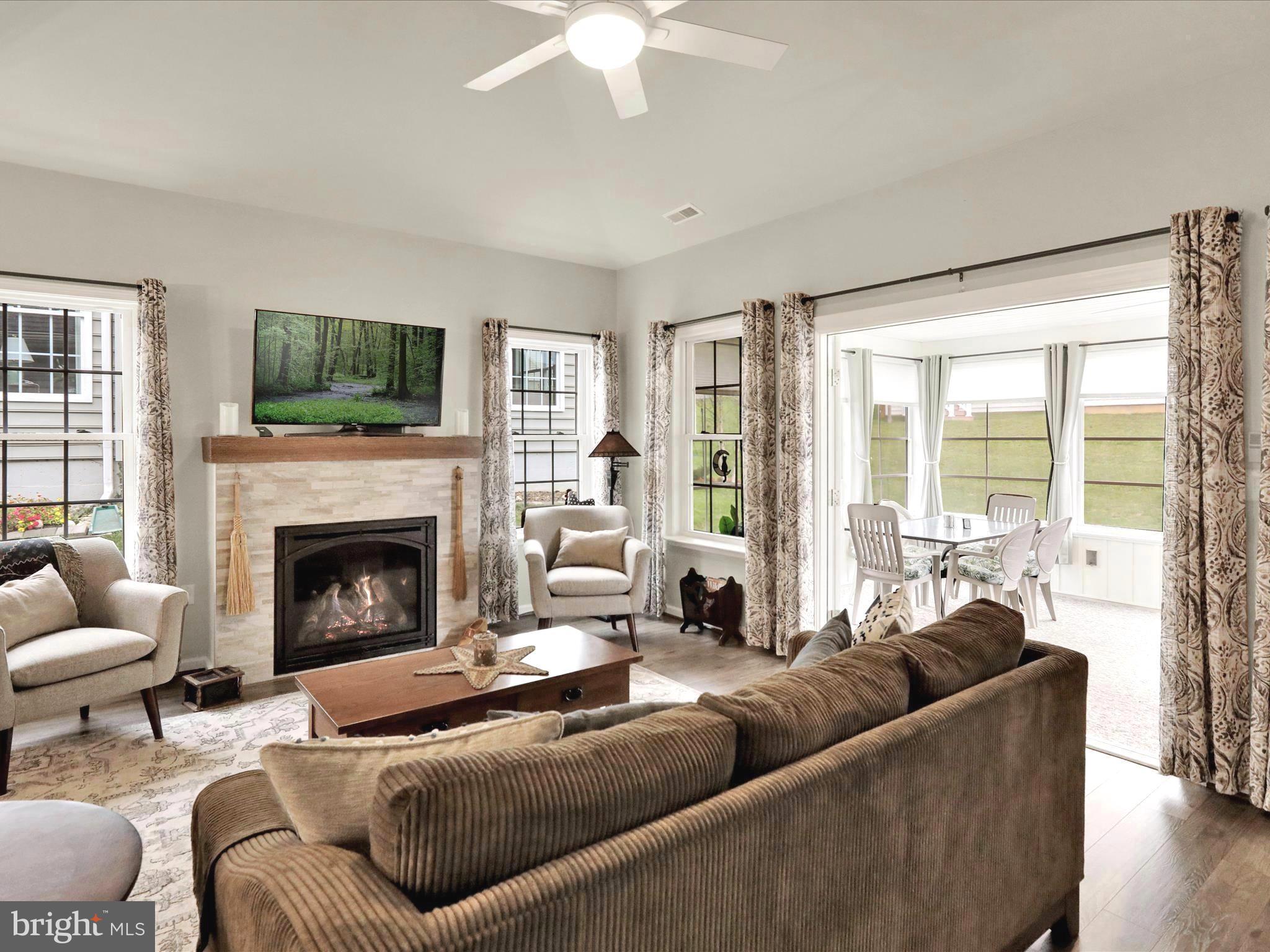 647 Allegiance Drive Lititz, PA 17543 - Photo 6 of 51 a living room with furniture and a fireplace