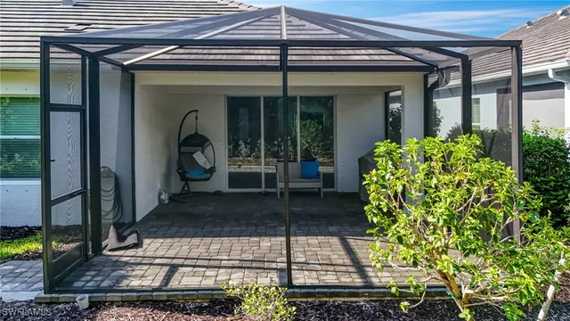 a view of a entryway door front of house
