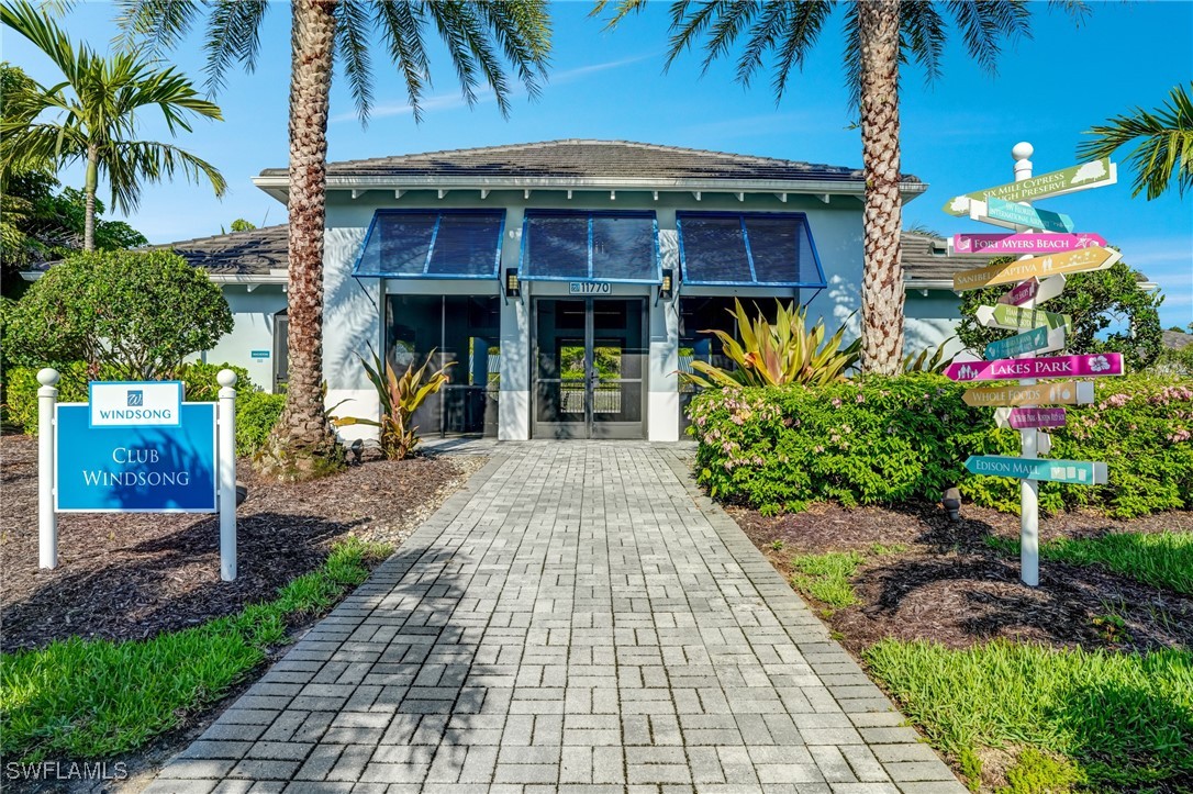 7028 Mistral Way Fort Myers, FL 33966 - Photo 25 of 37 a front view of a house with a porch