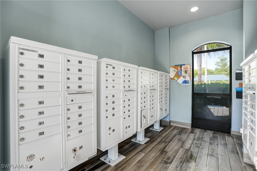 7028 Mistral Way Fort Myers, FL 33966 - Photo 29 of 37 a view of wooden floor with entryway