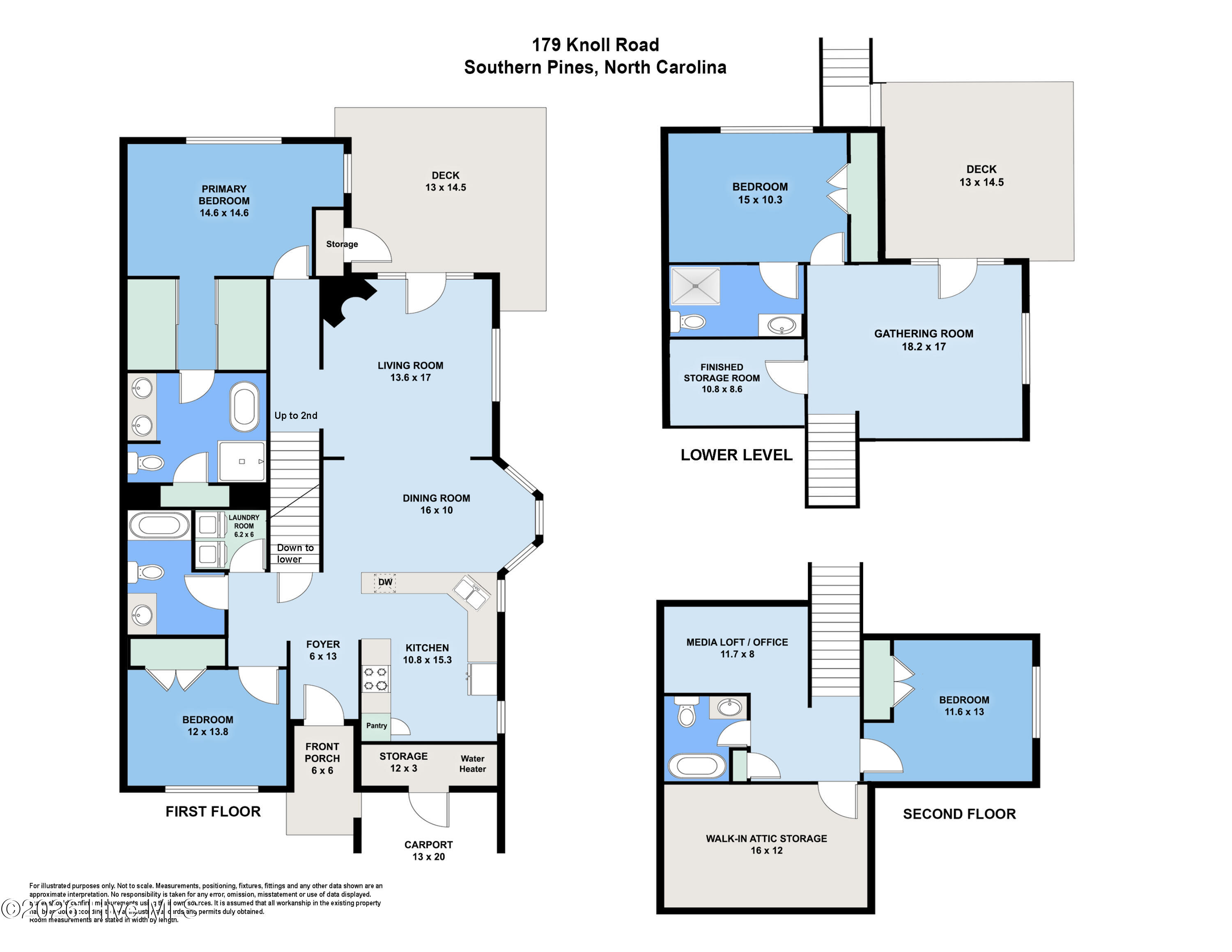 179 Knoll Road Southern Pines, NC 28387 - Photo 46 of 46 179_Knoll_Floorplan2