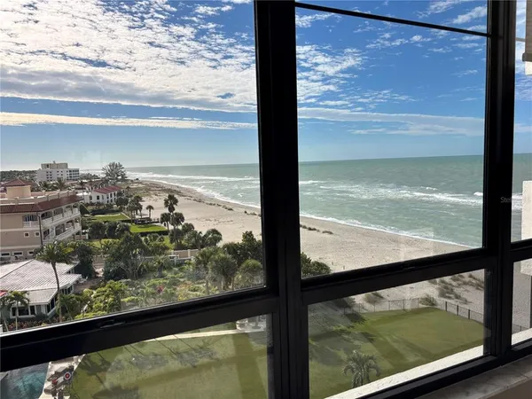 a view of sky from window