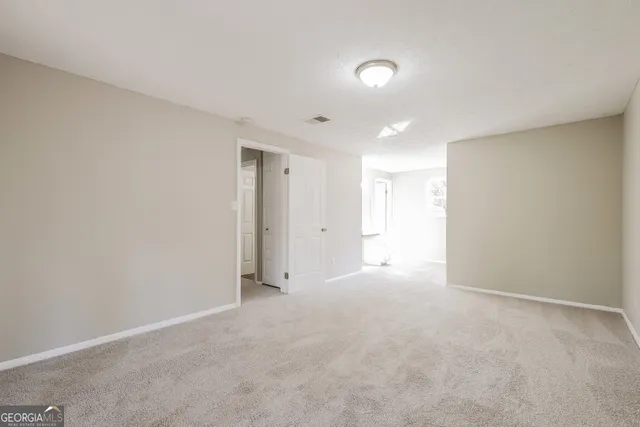 a view of an empty room