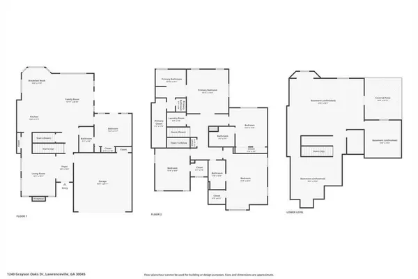 $2,850 | 1240 Grayson Oaks Drive, Lawrenceville, GA 30045