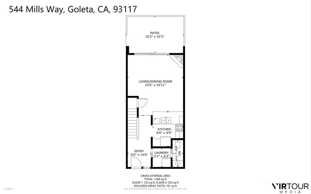 $855,000 | 544 Mills Way, Goleta, CA 93117