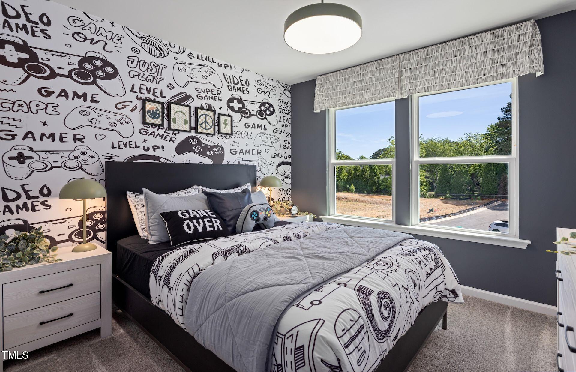 2783 Cassius Drive Apex, NC 27502 - Photo 15 of 18 a bedroom with a large bed and a window