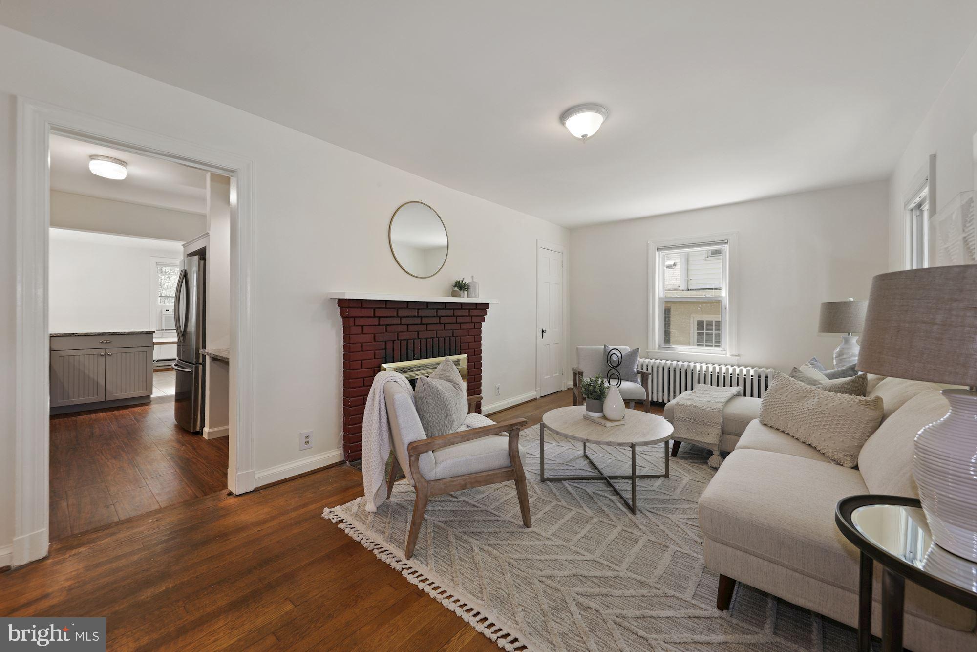 5516 Greentree Road Bethesda, MD 20817 - Photo 5 of 21 Living Room w/ Fireplace