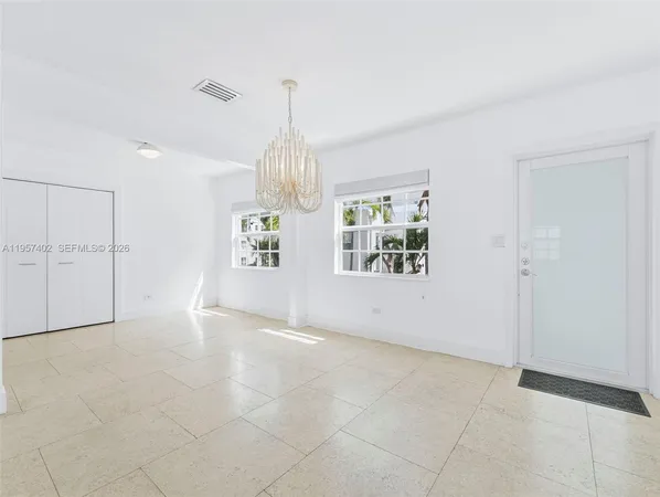 a view of an empty room