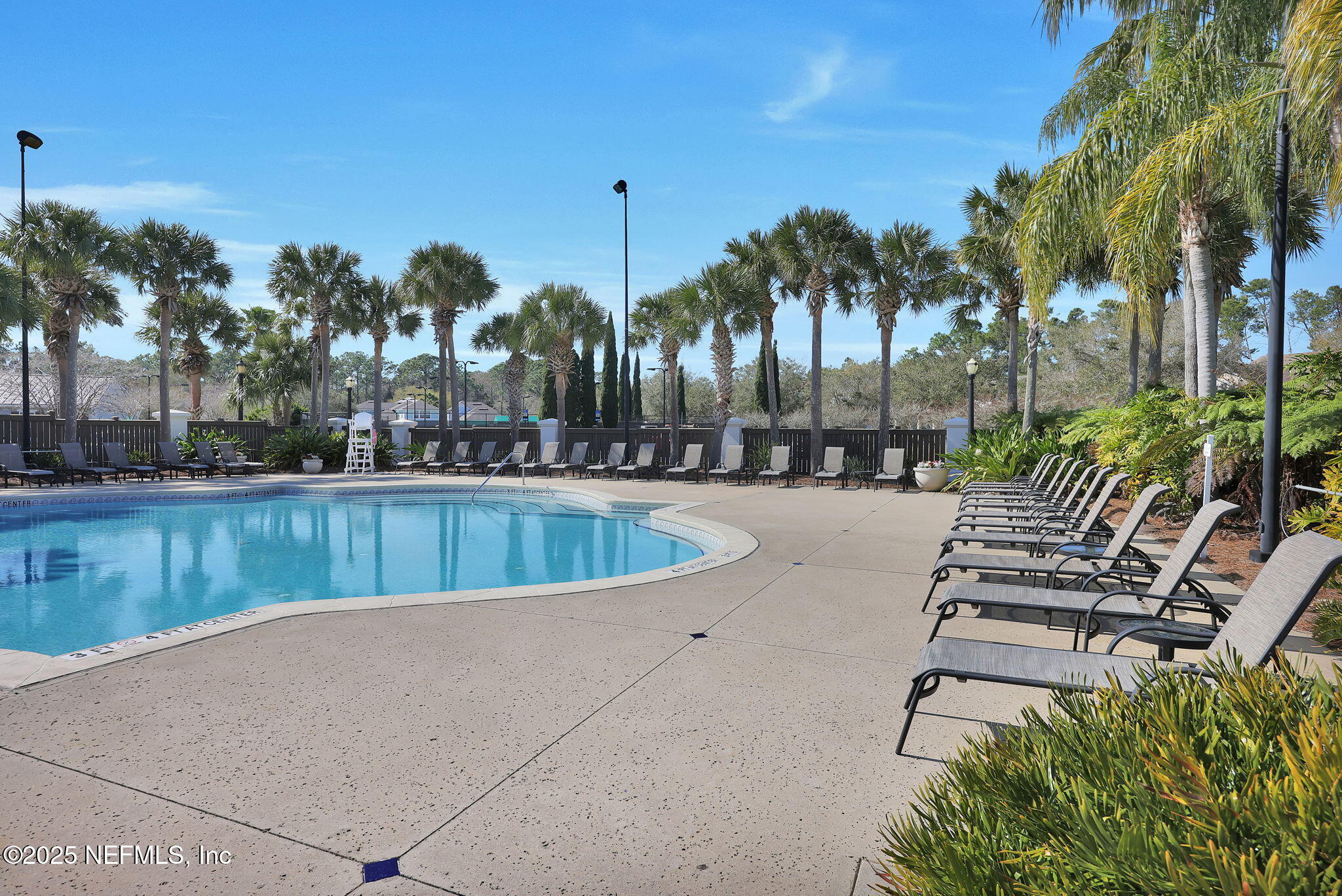 265 Oak Common Avenue St. Augustine, FL 32095 - Photo 112 of 116 a view of a swimming pool with a patio and a lake view