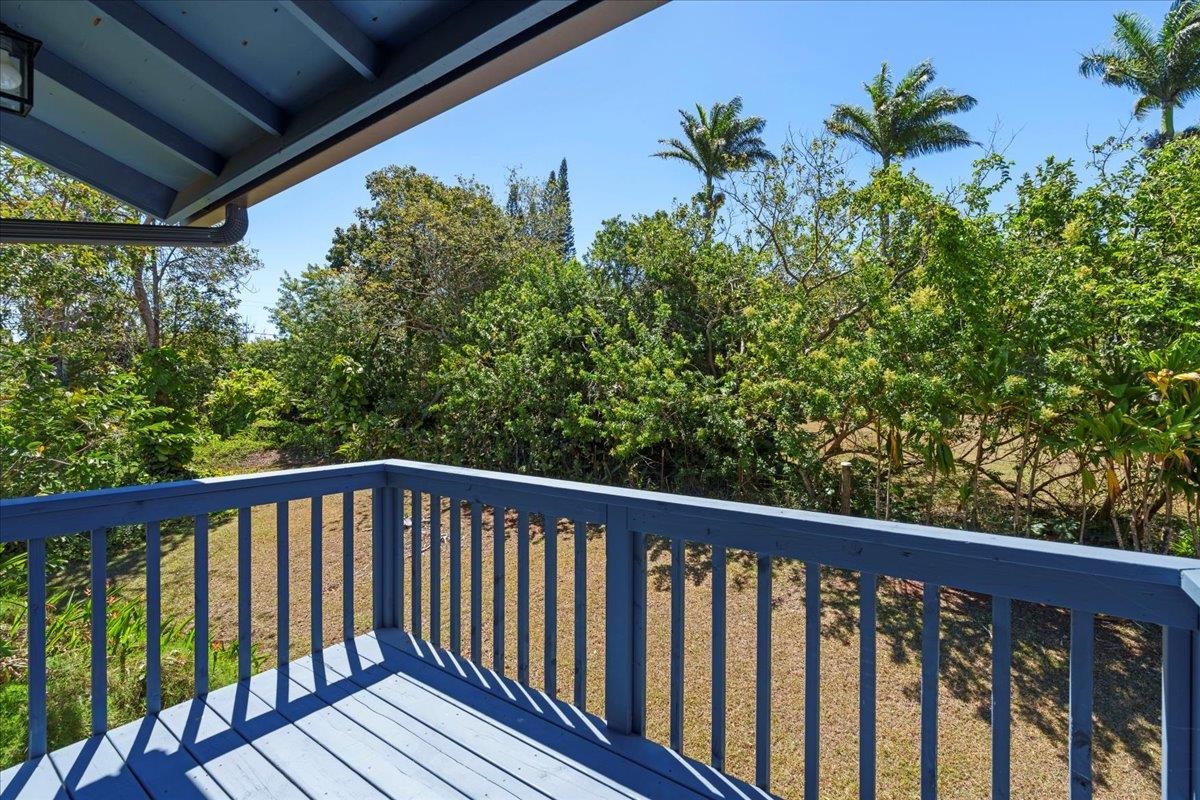 2130 Kauhikoa Road, Unit A Haiku, HI 96708 - Photo 38 of 43 a view of a balcony with a flower pot