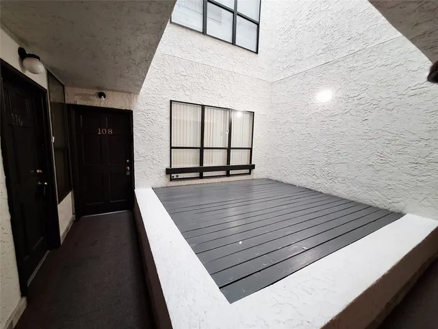 a view of wooden floor