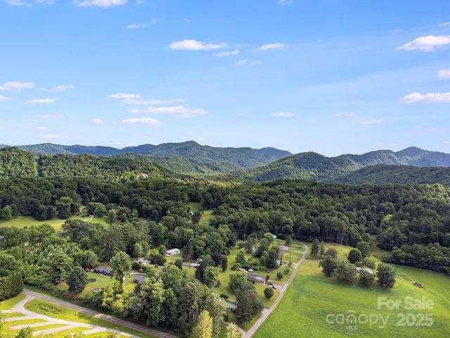 a view of a lake with mountains in the background