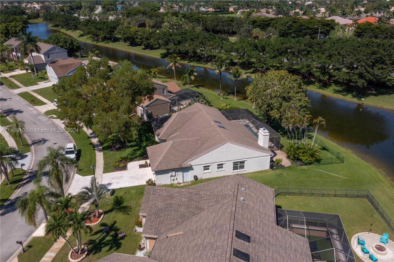 12083 Rockwell Way Boca Raton, FL 33428 - Photo 33 of 47 an aerial view of a house with a garden
