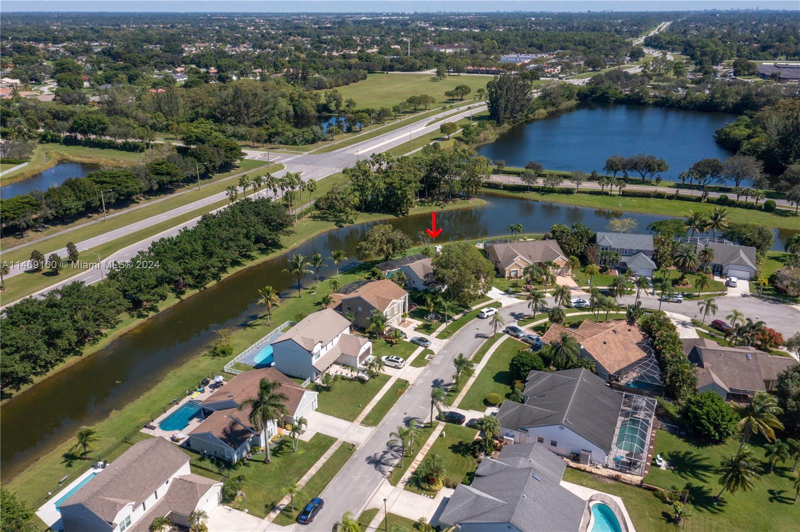 12083 Rockwell Way Boca Raton, FL 33428 - Photo 42 of 47 an aerial view of a city with lake view