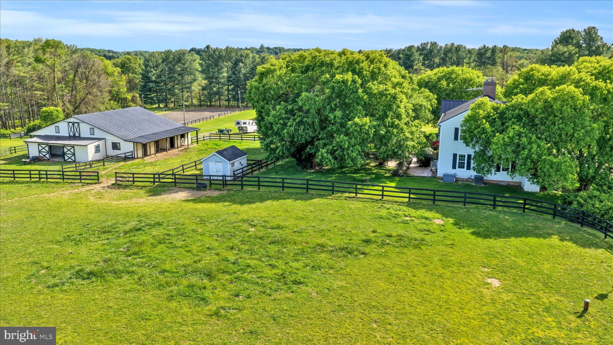 19255 Telegraph Springs Road Purcellville, VA 20132 - Photo 63 of 107 a view of a house with a big yard