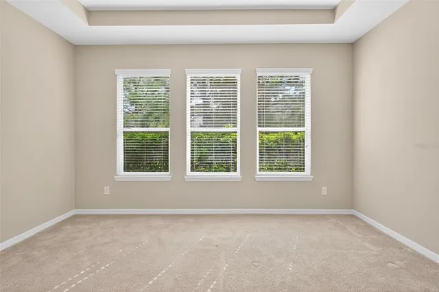 a view of a yard in front of house