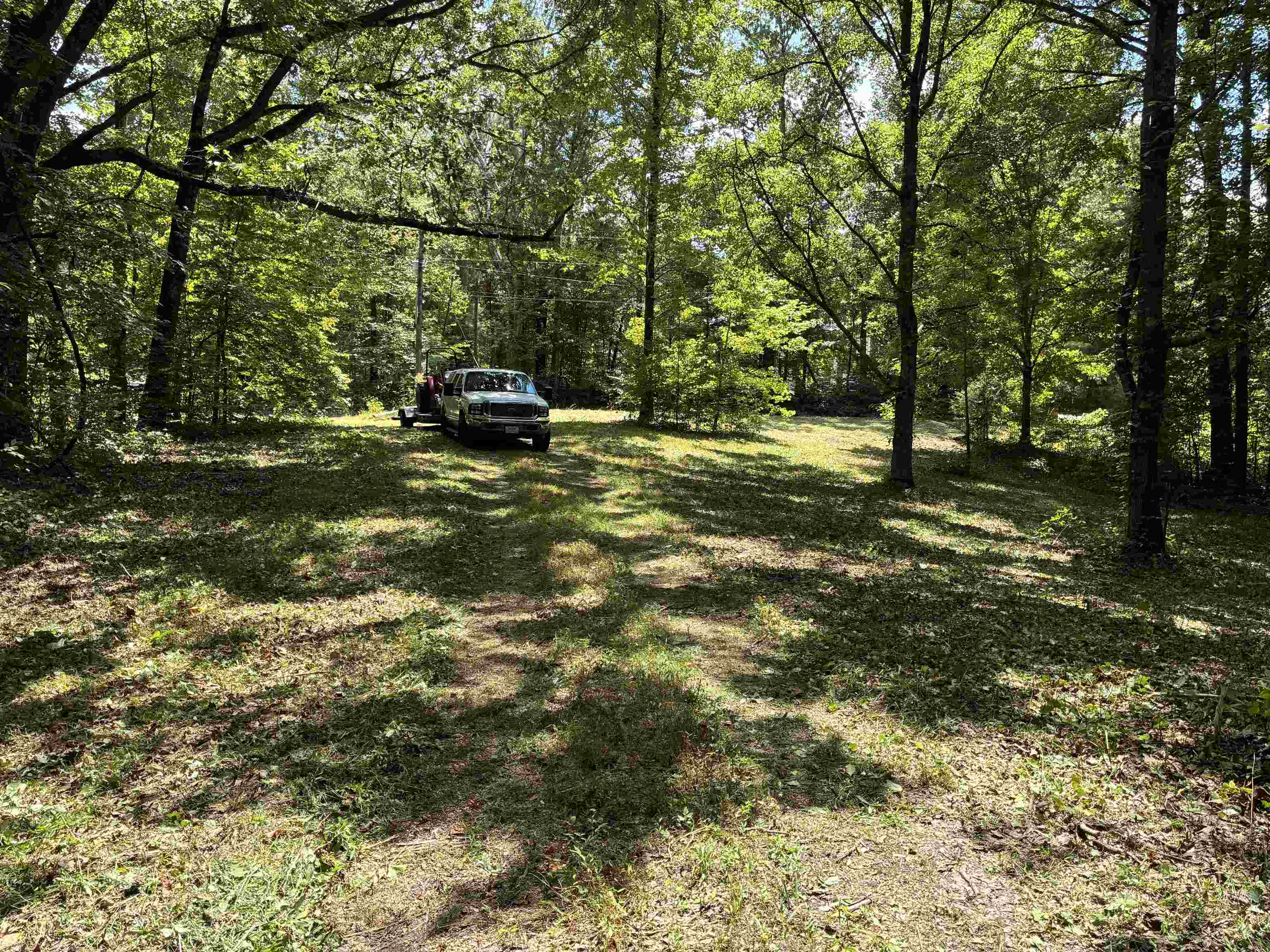 0 Bowers Road Drummonds, TN 38023 - Photo 7 of 15 a backyard of a house with a parked car