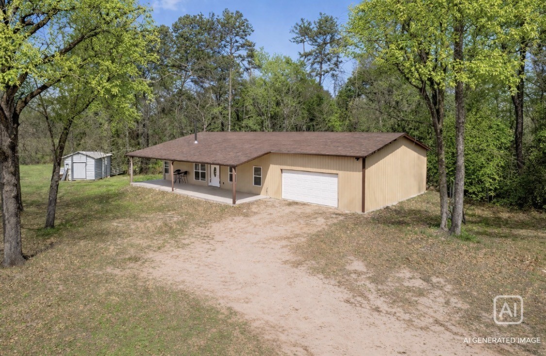 1533 Kickapoo Road Groveton, TX 75845 - Photo 1 of 50 a house with trees in the background