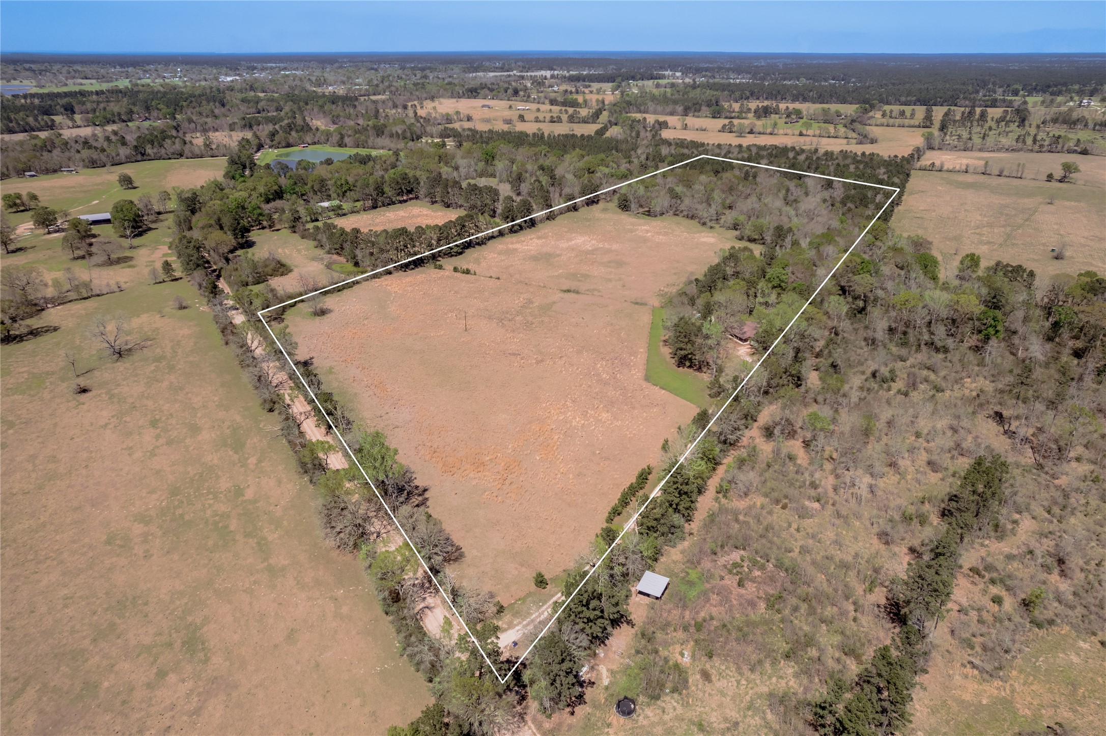 1533 Kickapoo Road Groveton, TX 75845 - Photo 47 of 50 a view of a lake