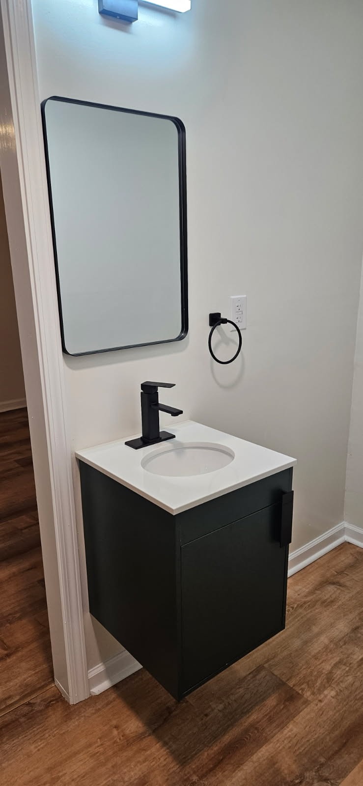 116 North Walnut Street Springfield, TN 37172 - Photo 14 of 17 a bathroom with a sink and mirror