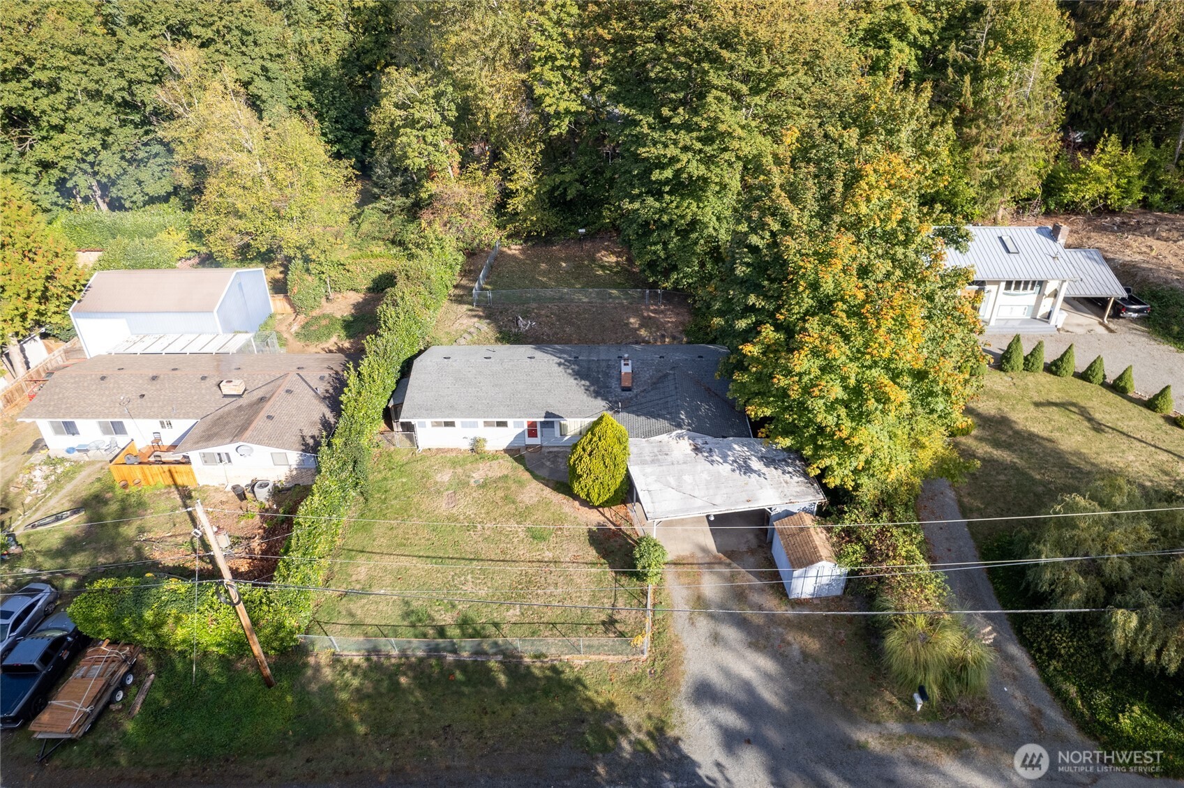 20822 Southeast 271st Street Covington, WA 98042 - Photo 28 of 30 an aerial view of residential houses with outdoor space