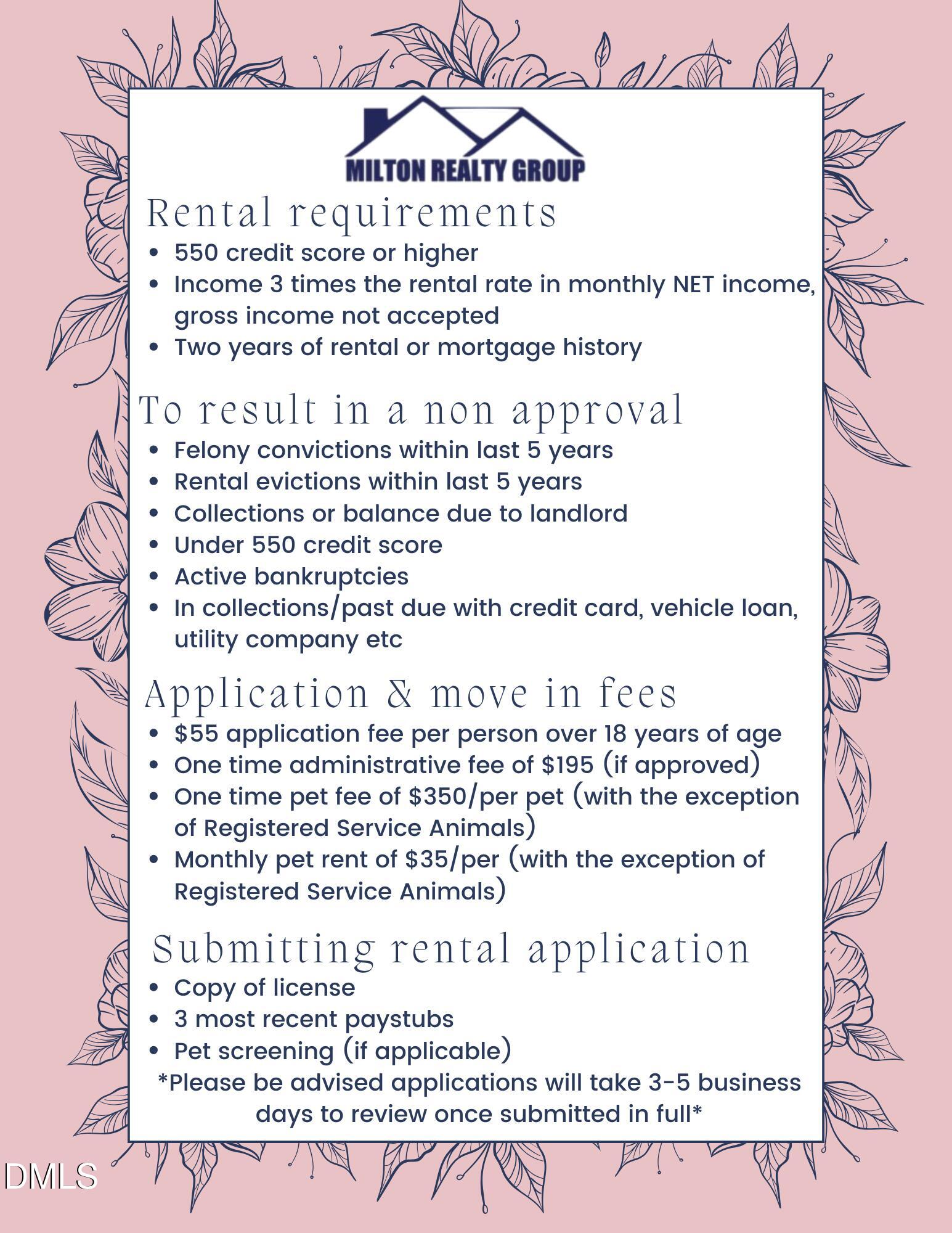 200 Beacon Hl Road Lillington, NC 27546 - Photo 31 of 32 Rental Requirements for MRG