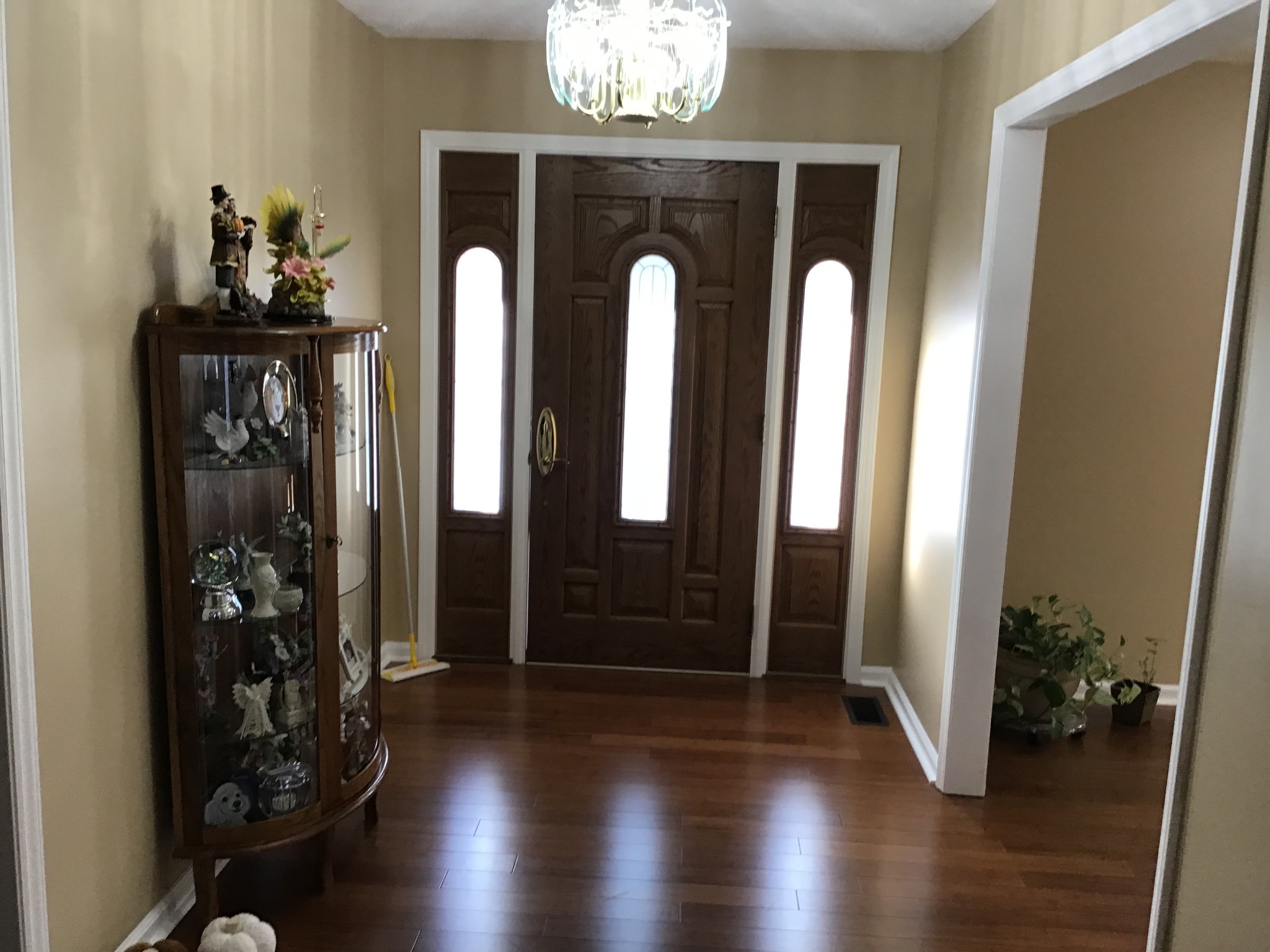 344 Freedom Drive Murfreesboro, TN 37127 - Photo 2 of 18 a hallway with wooden floor and chandelier