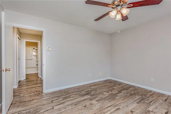 wooden floor in an empty room