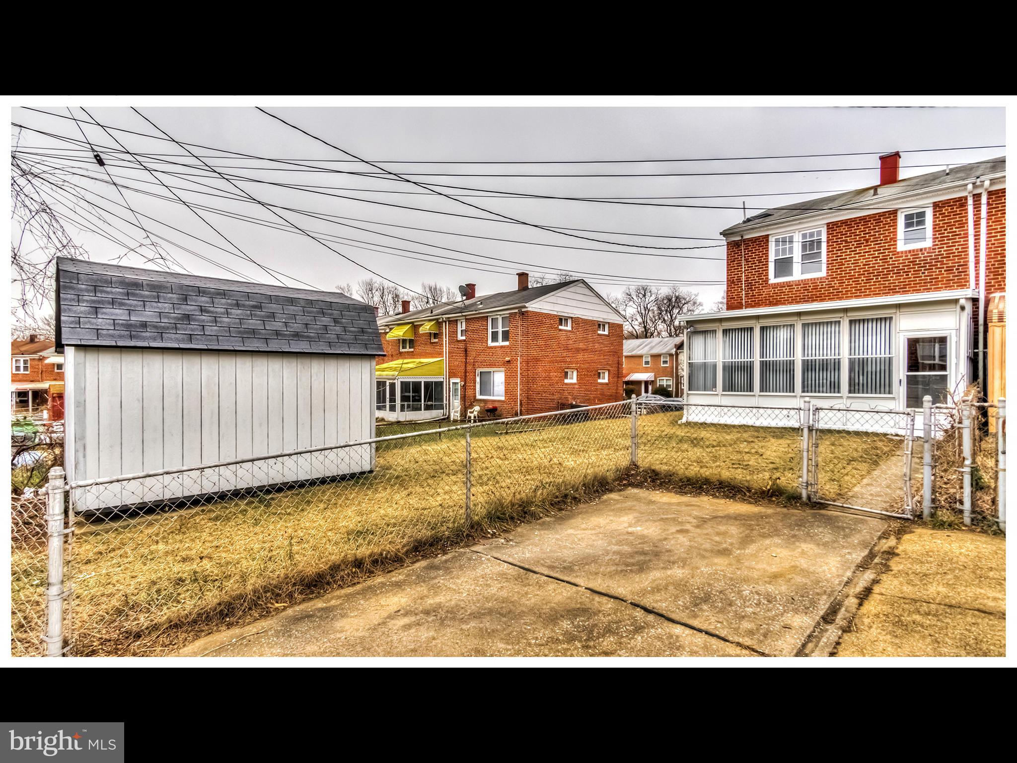5212 Hillwell Road Baltimore, MD 21229 - Photo 27 of 30 Exterior (Rear)