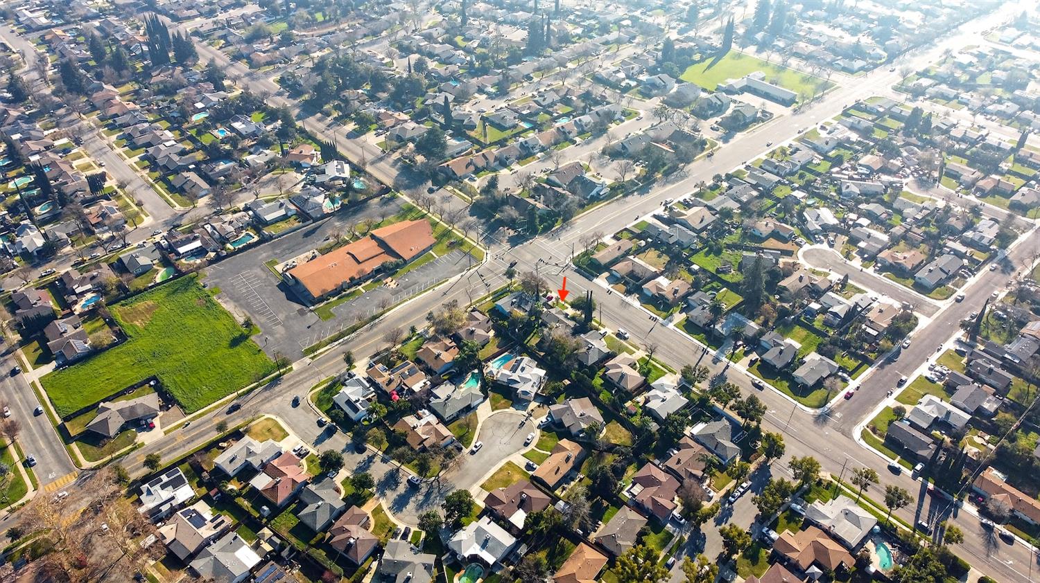1611 East Olive Avenue Merced, CA 95340 - Photo 39 of 43 a city view with tall trees