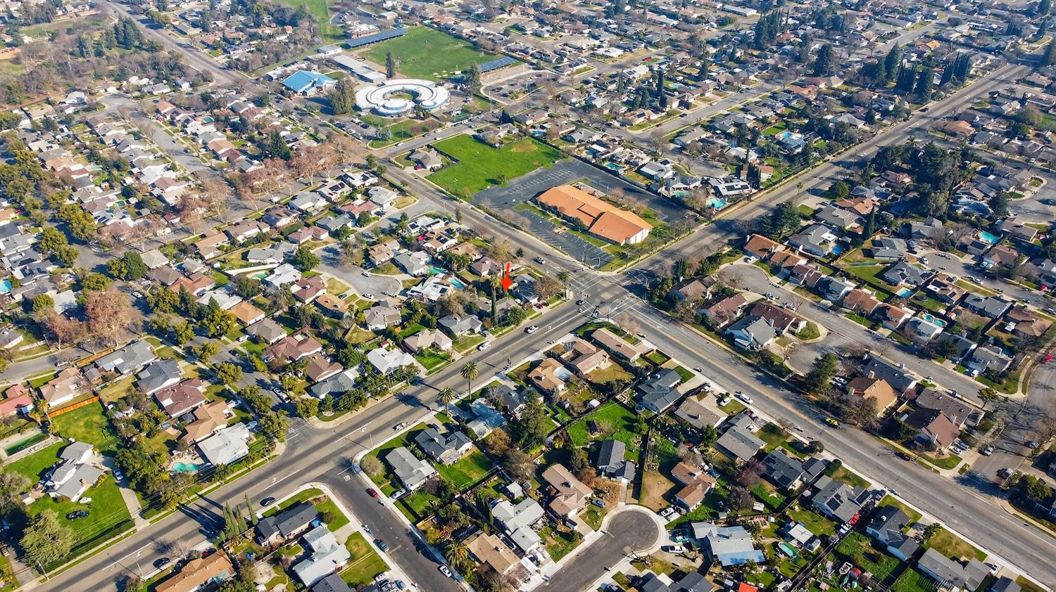 1611 East Olive Avenue Merced, CA 95340 - Photo 40 of 43 an aerial view of a city