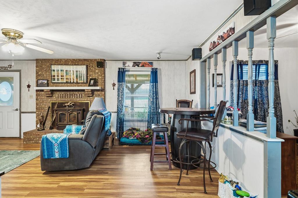 1571 VZ County Road Ben Wheeler, TX 75754 - Photo 16 of 39 a dining room with furniture and wooden floor