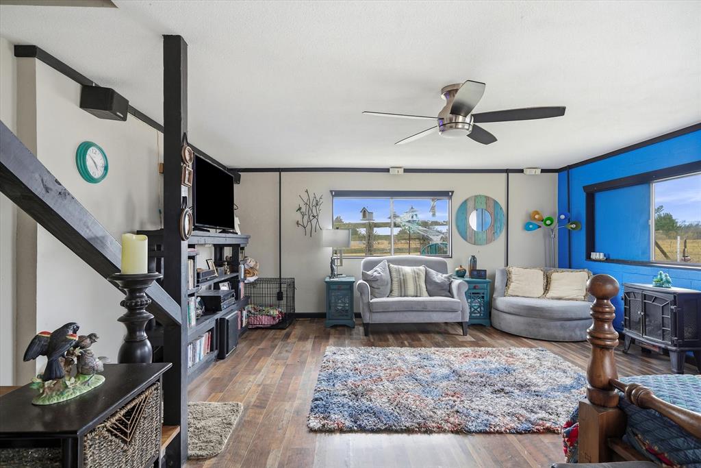 1571 VZ County Road Ben Wheeler, TX 75754 - Photo 27 of 39 a living room with furniture and a flat screen tv
