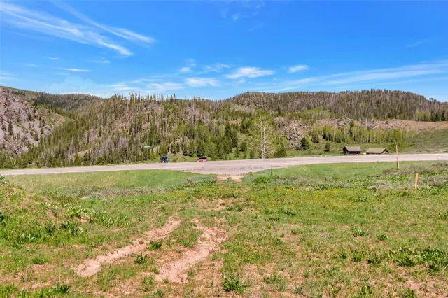 a view of mountain with outdoor space