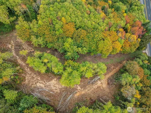 a backyard of a house with a garden